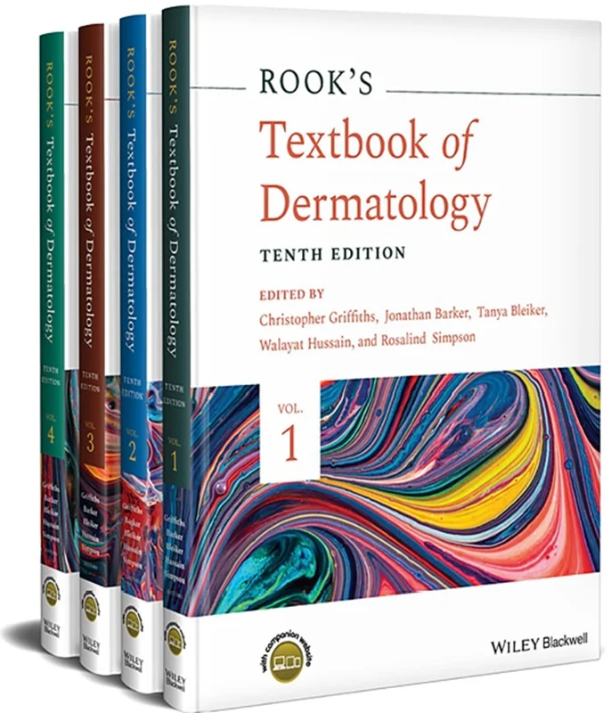 Rook's Textbook of Dermatology, 4 Volume Set 10th Edition